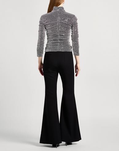 Woman Top Silver Size 0 Polyester, Metallic Polyester, Polyamide