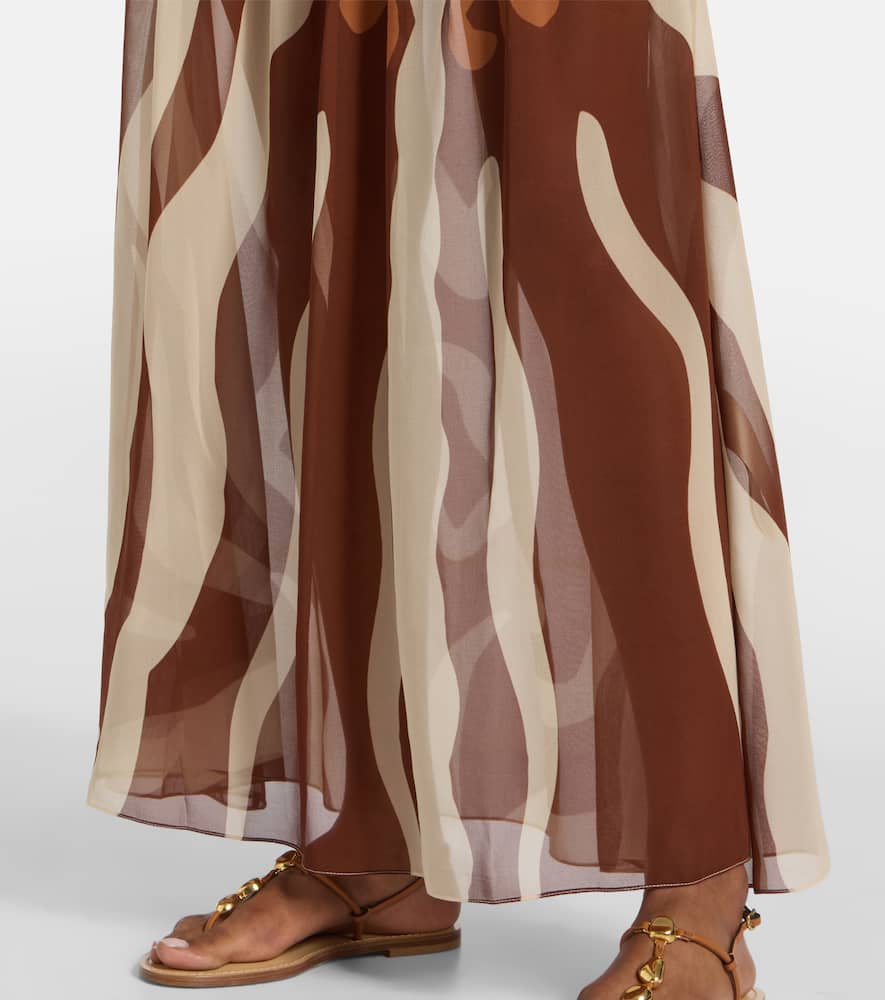 Bohemia printed midi skirt