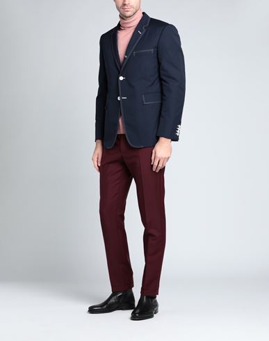 Man Blazer Midnight blue Size 3 Polyester, Cotton