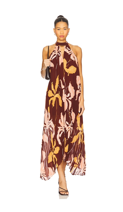 Steve madden maxivestido maraya en color burgundy XS también en L, M