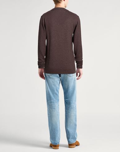 Lab Man Sweater Chocolate brown Size L Merino Wool, Superkid mohair, Cashmere