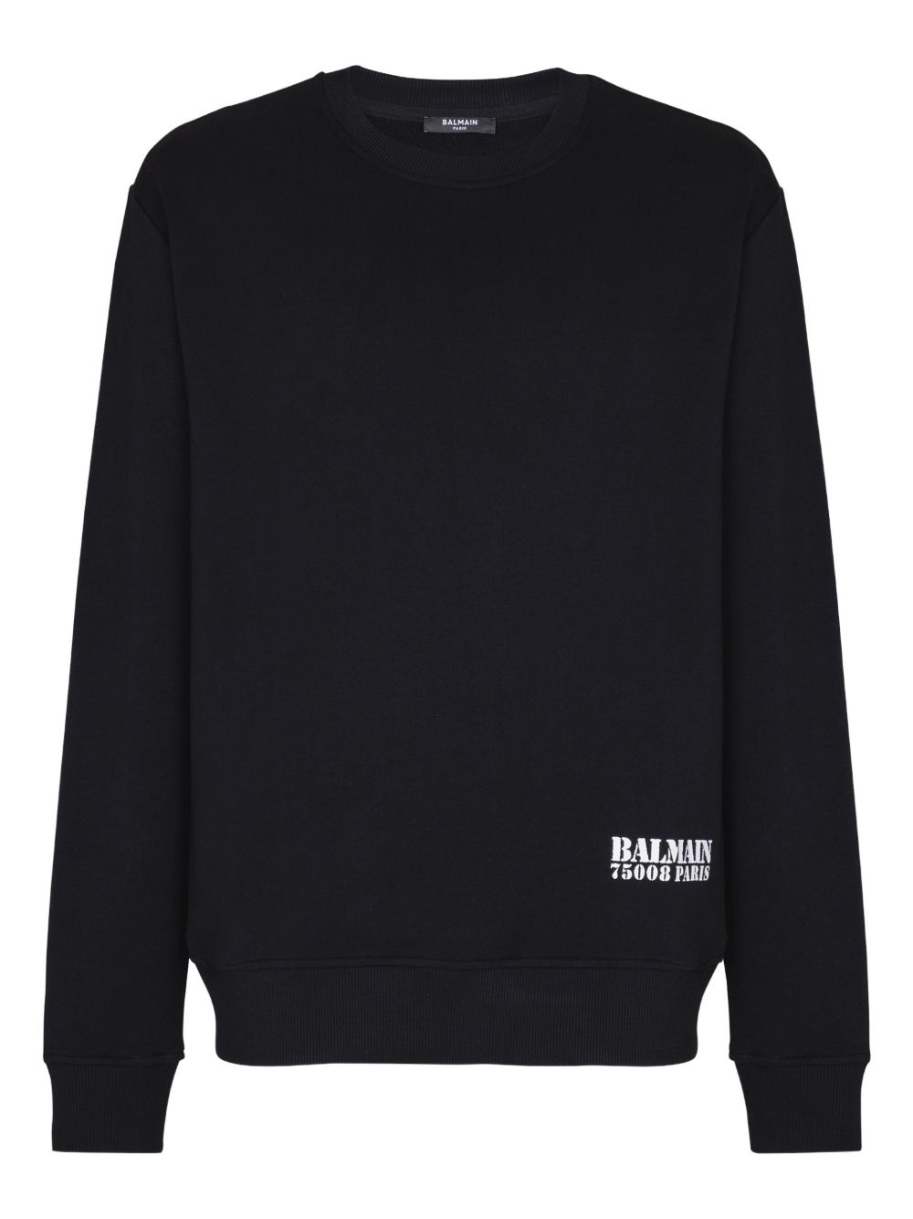 Balmain logo-print sweatshirt - Black