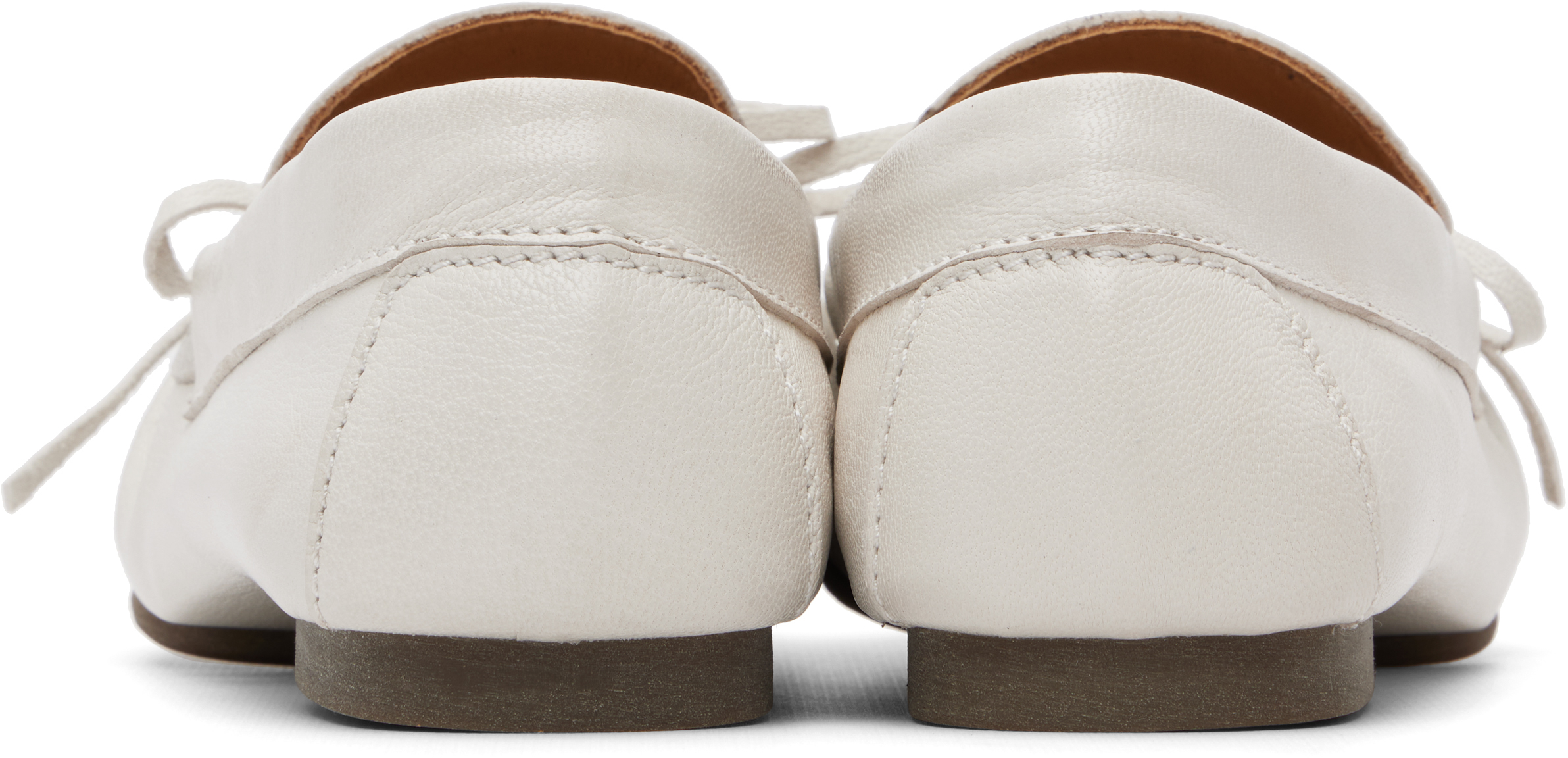 White 'Les Mocassins Souples' Loafers