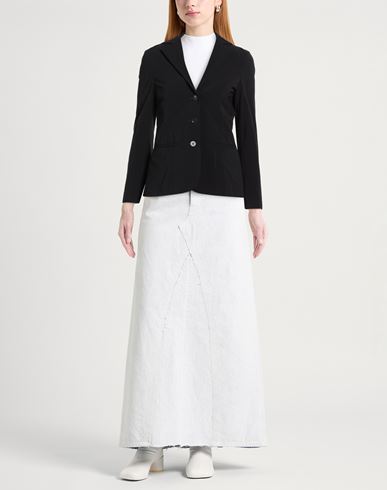Woman Blazer Black Size 10 Polyamide, Elastane