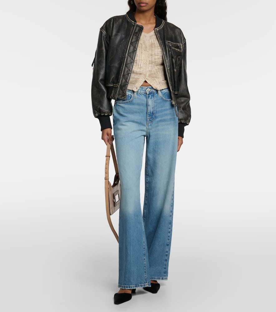 Le Jane high-rise wide-leg jeans