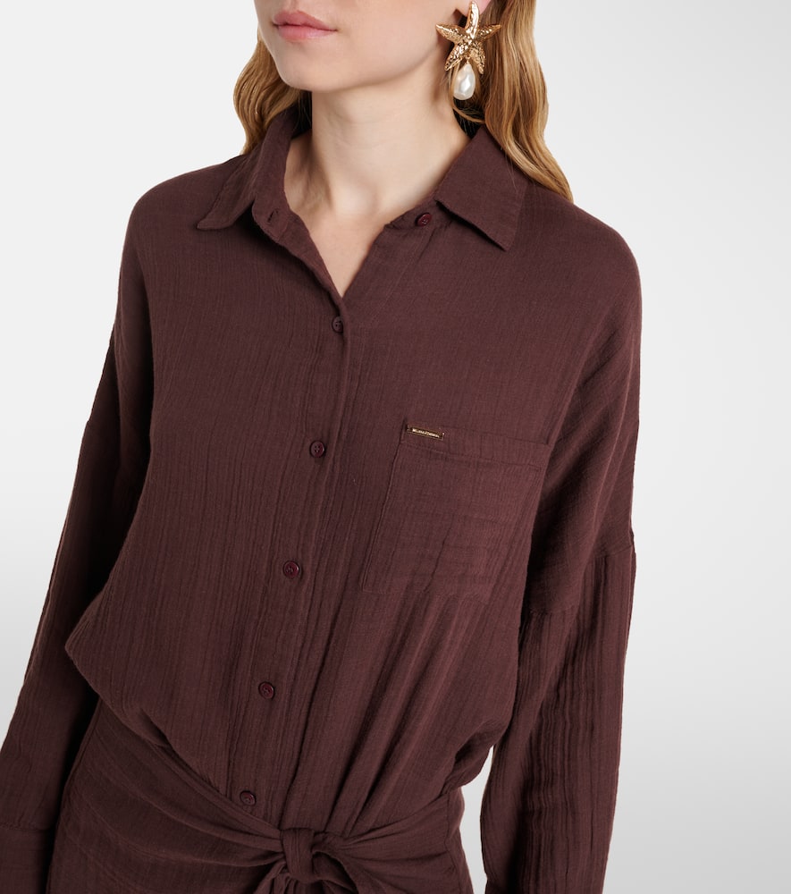 Sara cotton shirt dress
