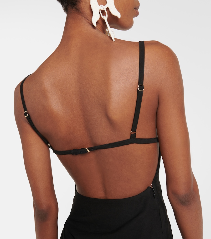 La Robe Saudade voile maxi dress