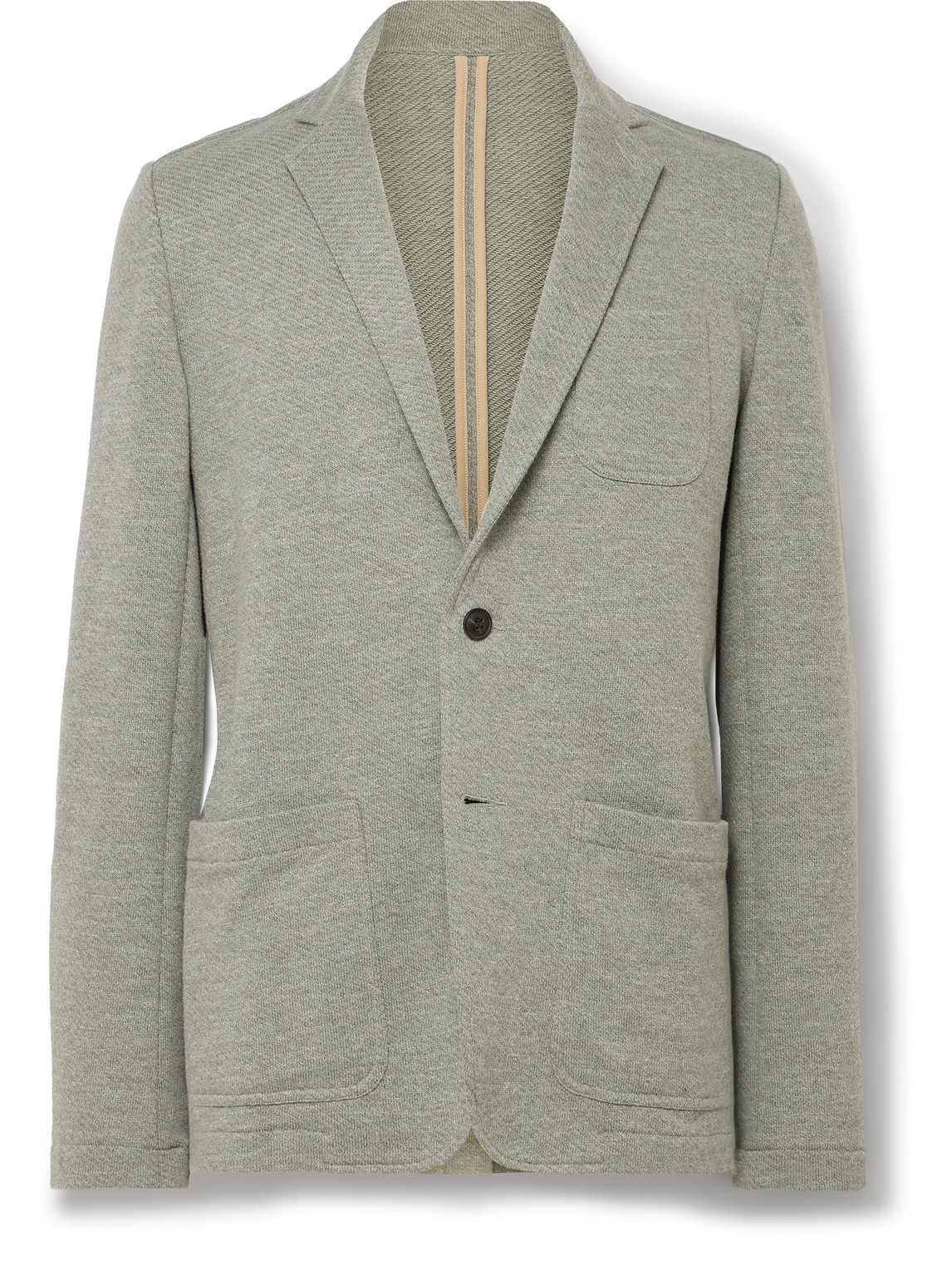 Inlet Slim-Fit Organic Cotton-Blend Jersey Blazer