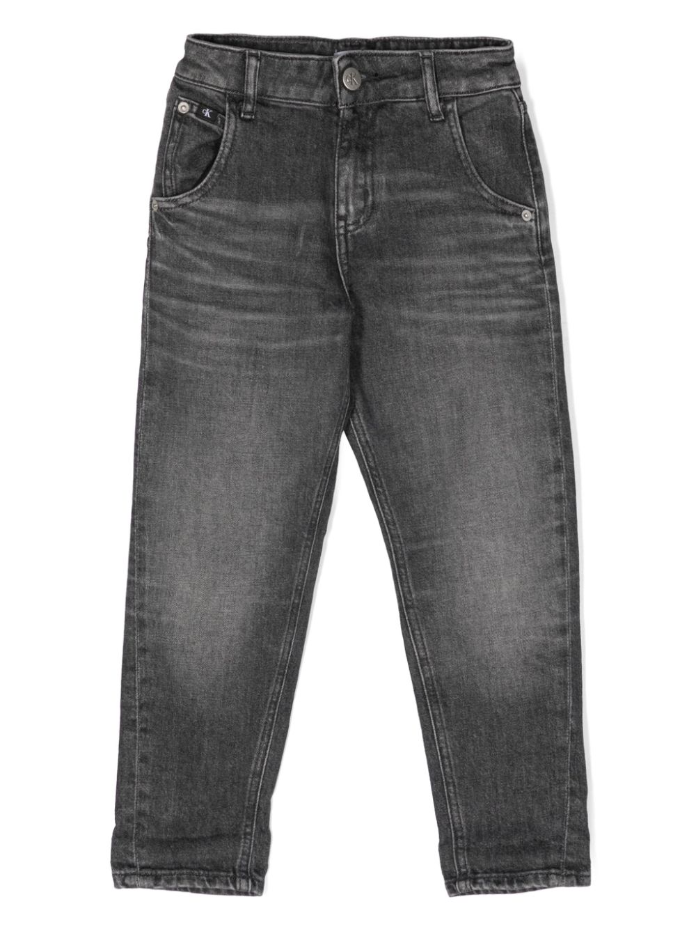 Barrel straight-leg jeans - Black