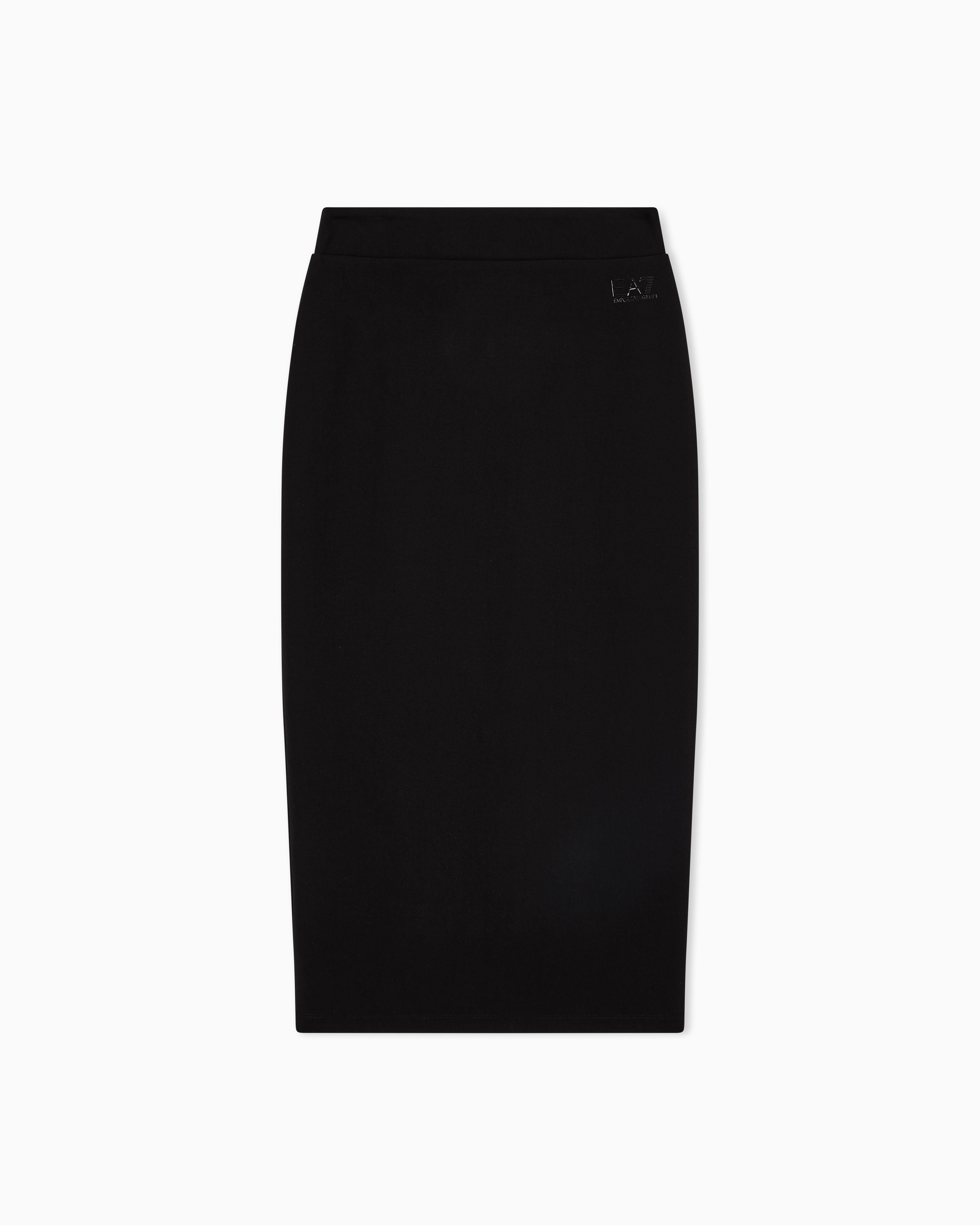 Logo Series long skirt in stretch jersey