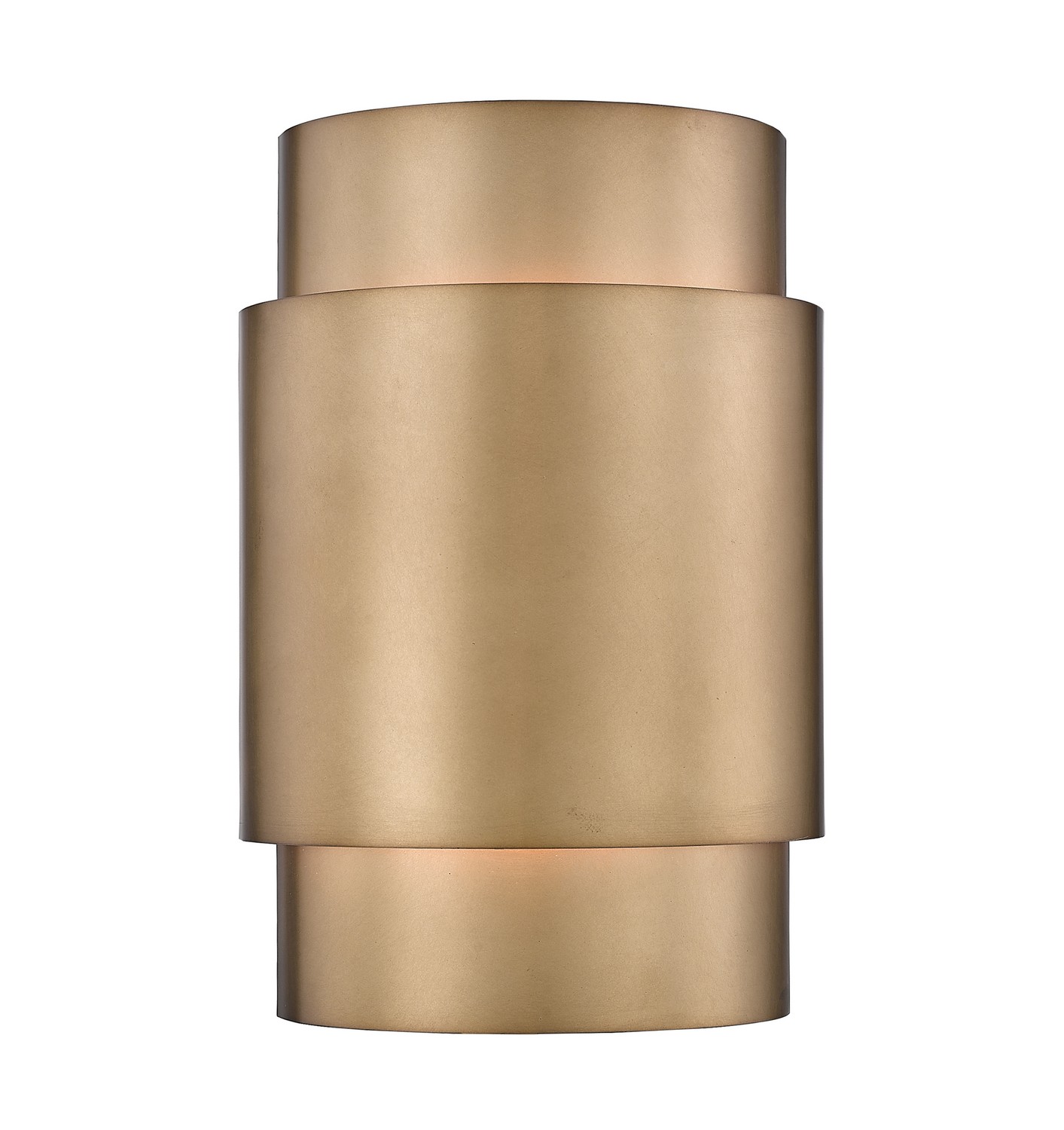 Rubbed Brass Wall Sconce from the Harlech Collection