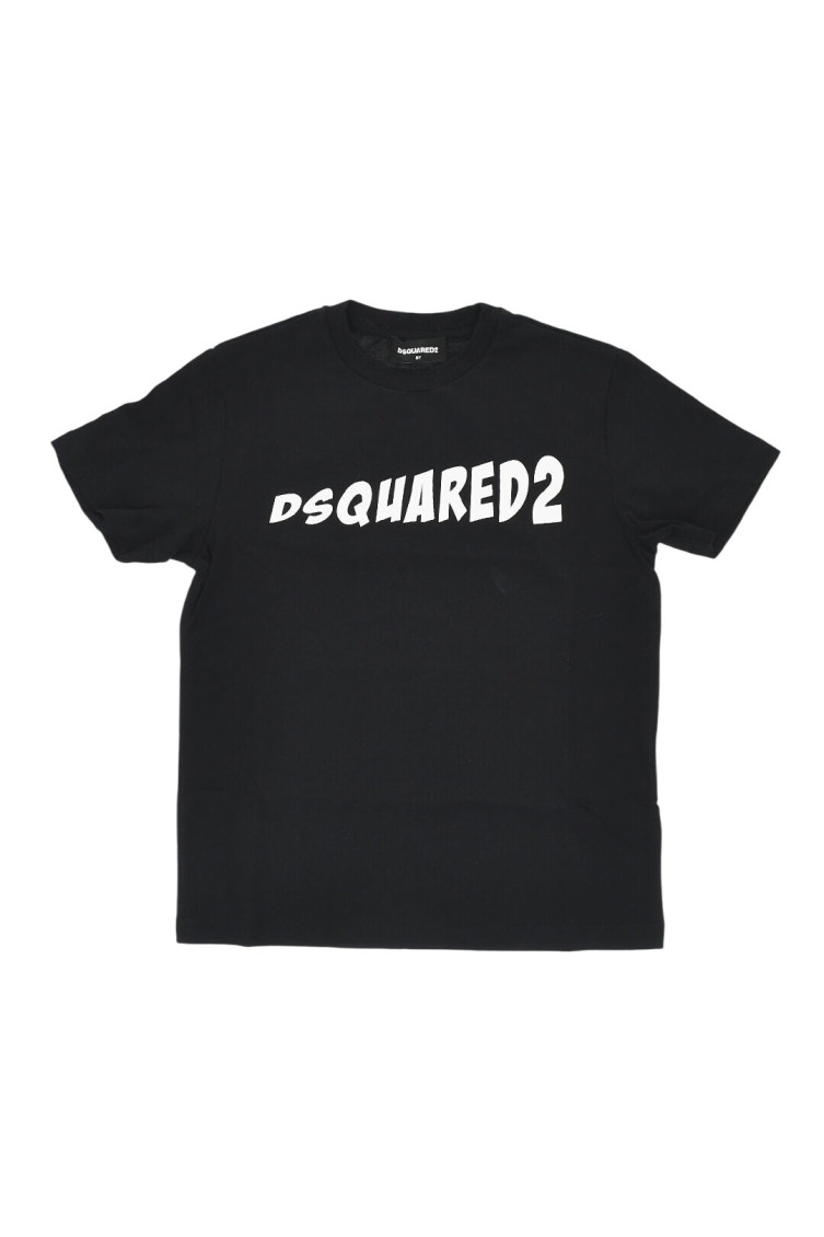 Boys Black Regular T-Shirt