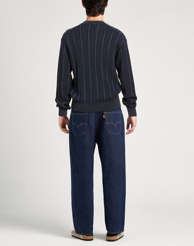 Man Sweater Midnight blue Size M Cotton