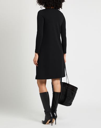 Woman Midi dress Black Size 8 Polyurethane, Elastane