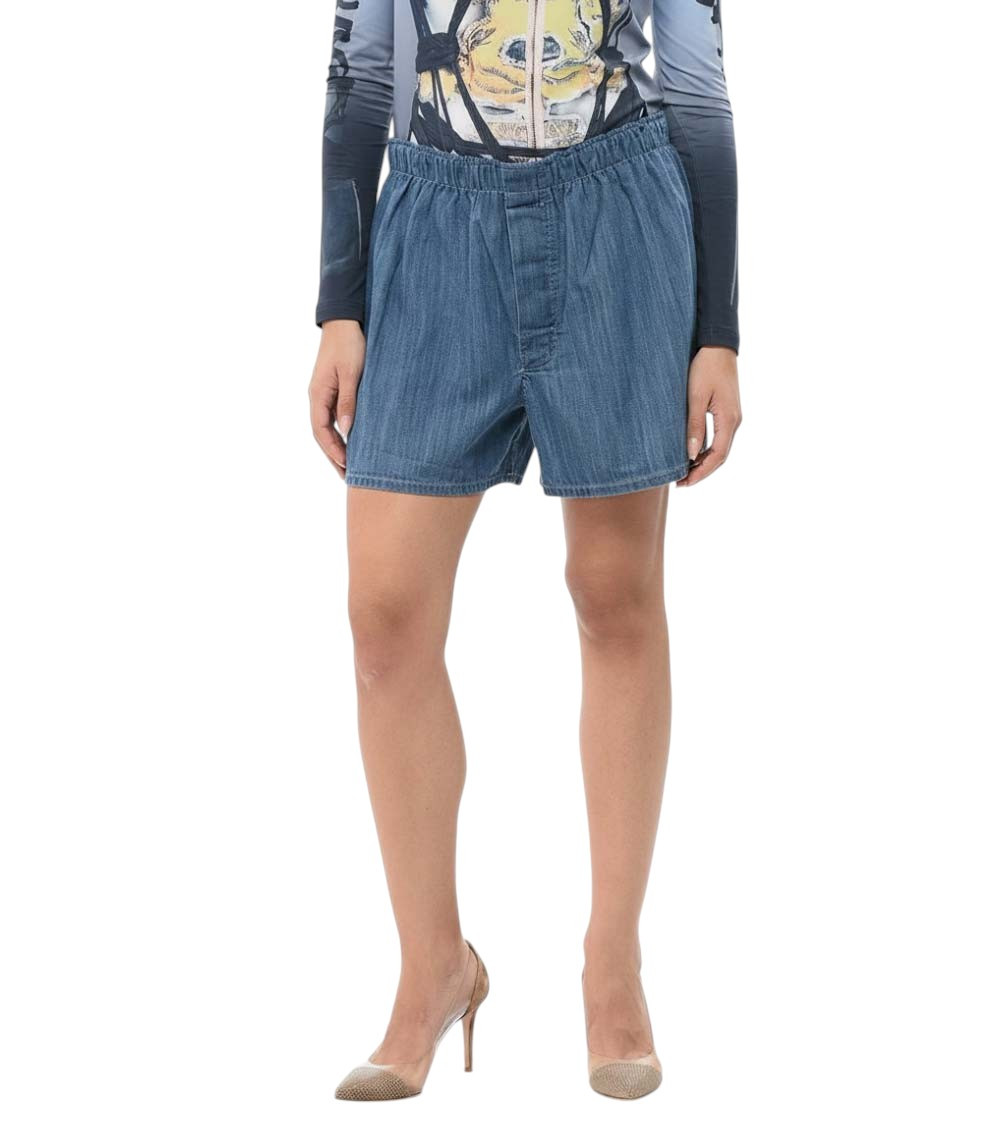 Chambray Shorts