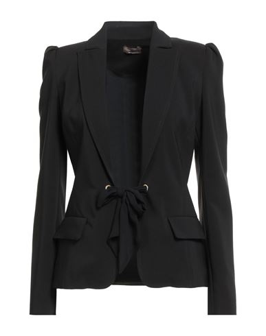 Olla Parég Woman Blazer Black Size 2 Polyester, Elastane