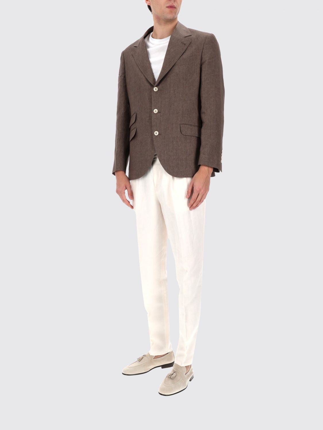 Blazer Men color Brown