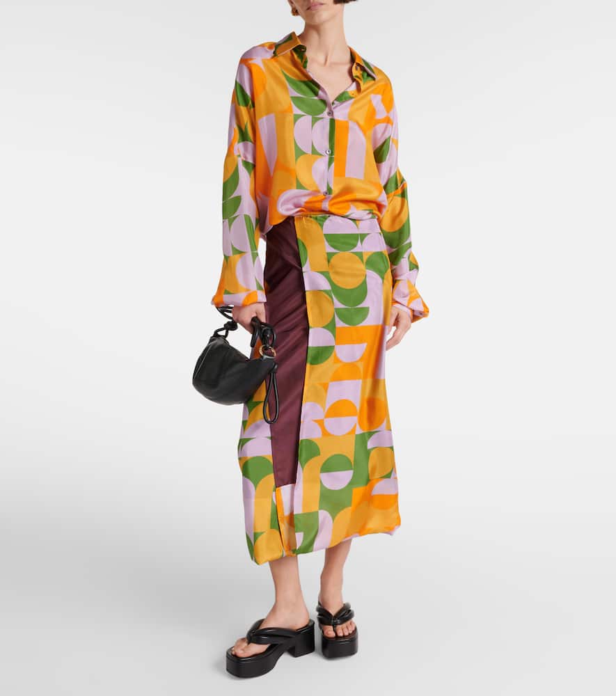 Dries Van Noten Draped gown