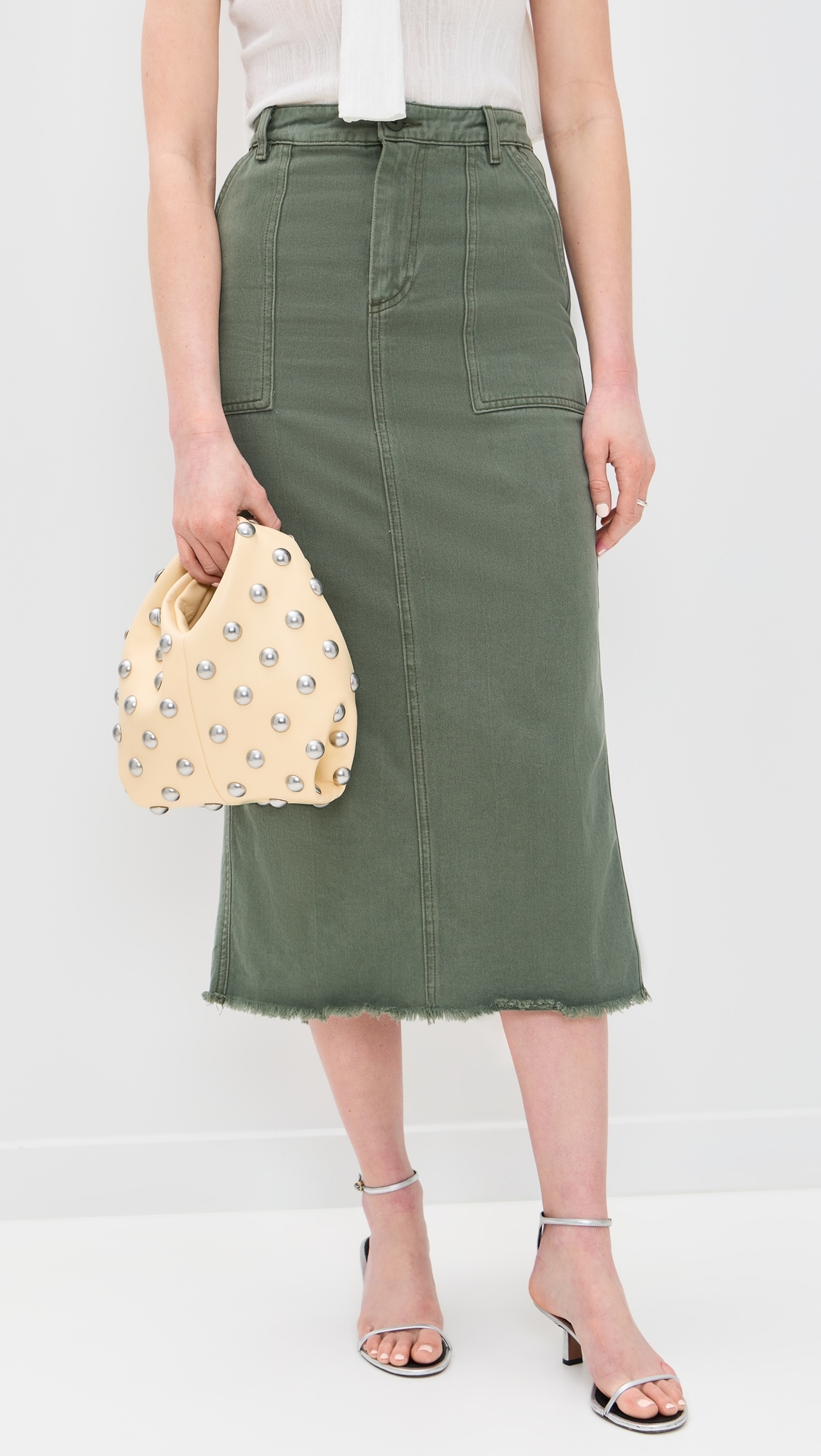 A. L.C. Simone Bag Cream One Size