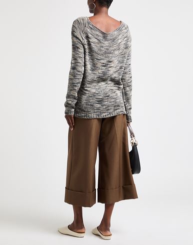 Woman Sweater Grey Size L Acrylic, Wool