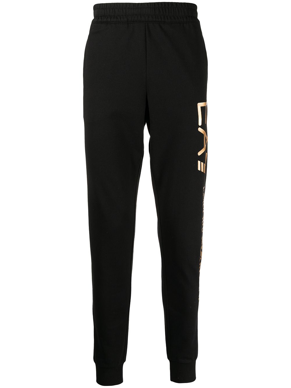 Logo-print track pants - Black