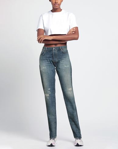 Woman Jeans Blue Size 31 Cotton