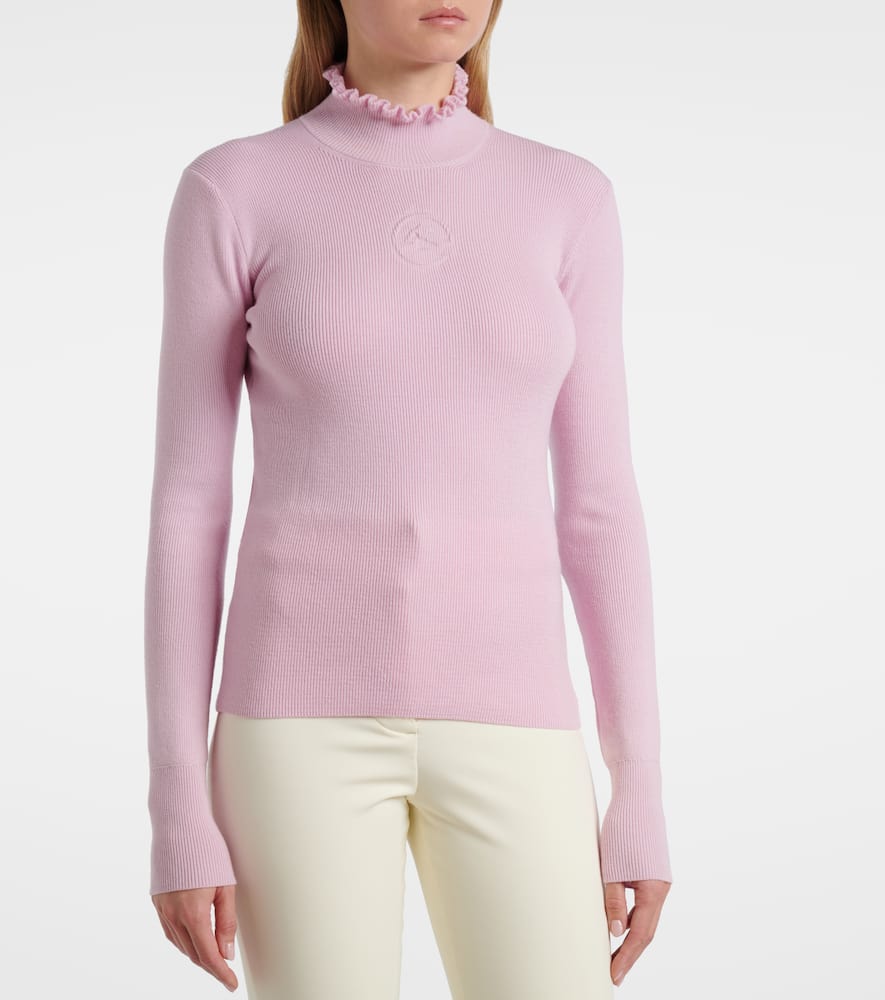 Kitz ribbed-knit wool-blend ski top