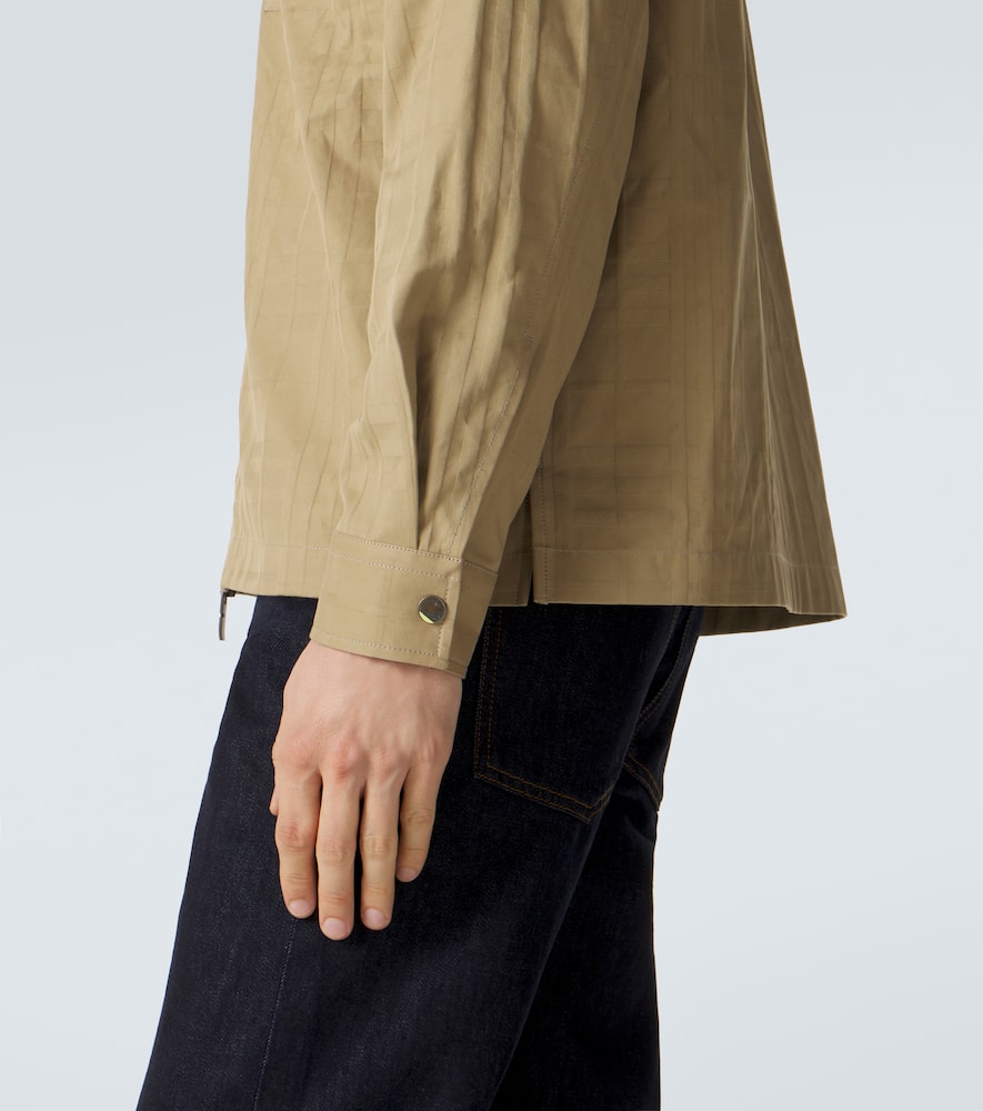 Check cotton jacket