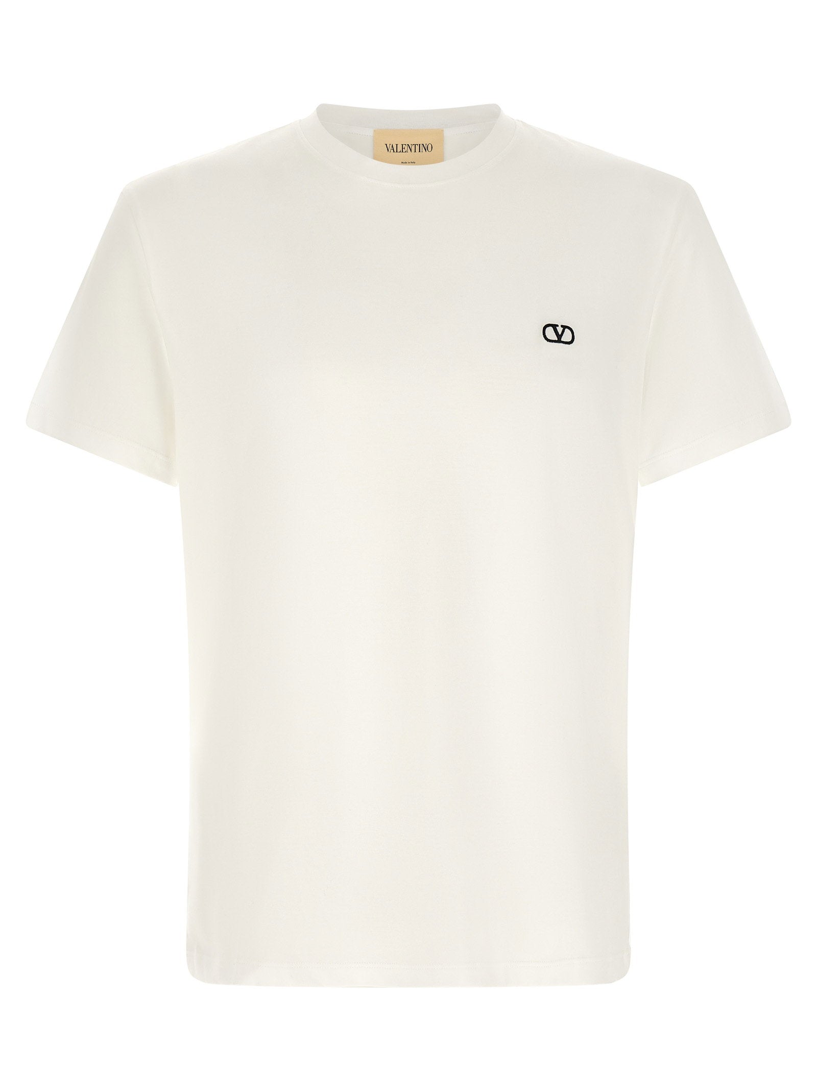 Vlogo Signature Embroidered T-Shirt — White