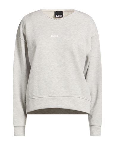 Woman Sweatshirt Grey Size S Cotton, Polyester, Viscose, Lurex