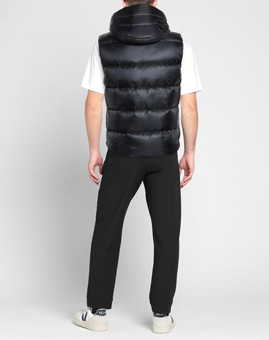 Man Vest Black Size 40 Polyamide
