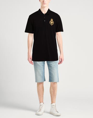 Man Polo shirt Black Size XL Cotton