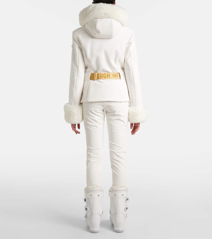 Prezioso faux fur-trimmed down ski jacket