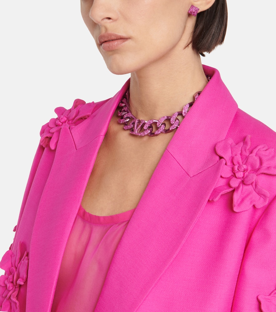 Valentino VLogo embellished chainlink choker