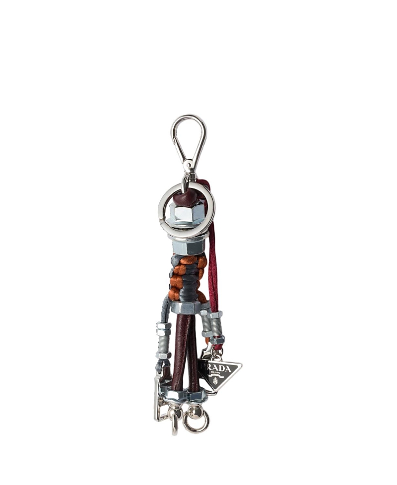 Robot Metal Key Ring Charm