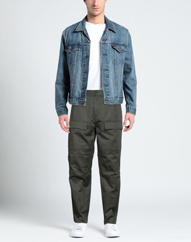 Maison Kitsuné Man Pants Military green