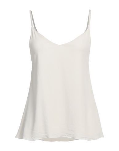 Woman Top Off white Size 4 Acetate, Silk