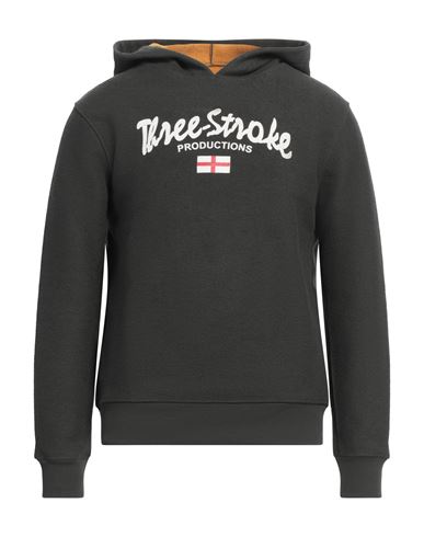 Man Sweatshirt Military green Size L Cotton