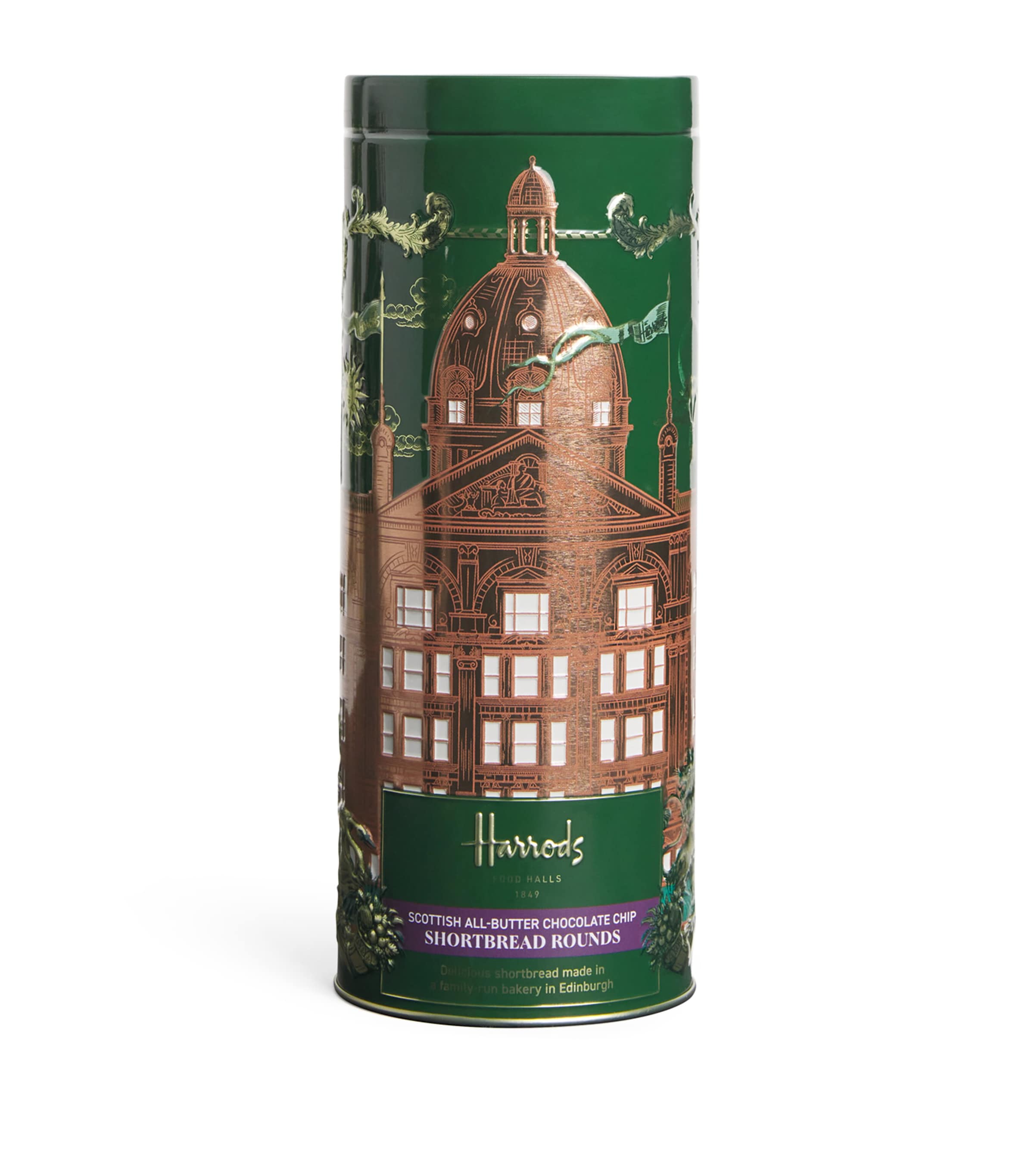 Harrods Scottish All-Butter Chocolate Chip Shortbread Rounds