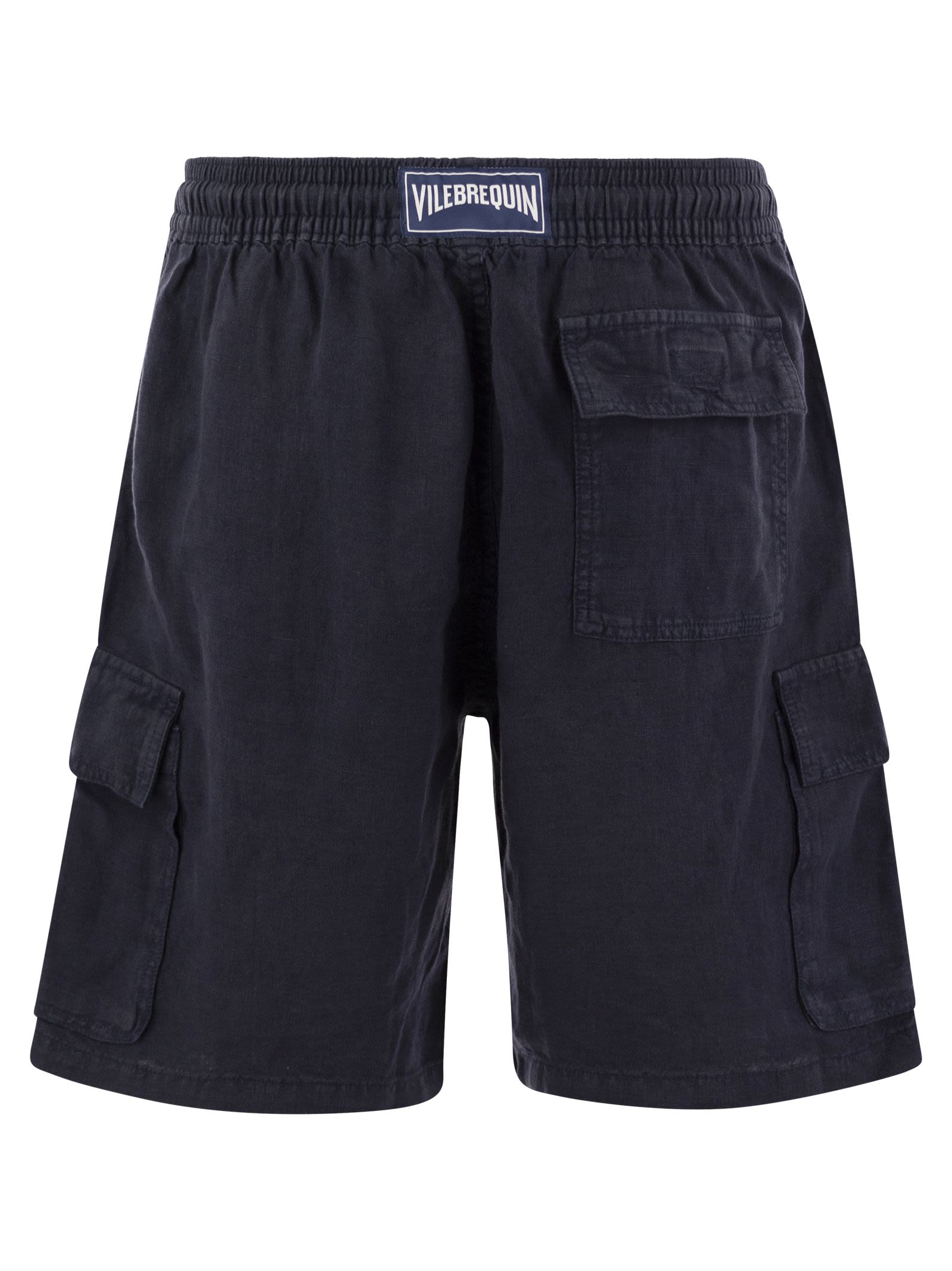 Vilebrequin Linen Cargo Bermuda Short