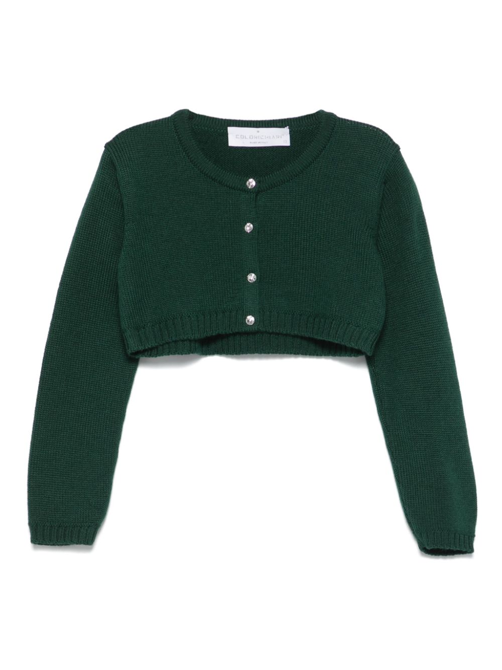 Cropped cardigan - Green