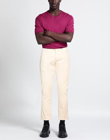 Be Able Man Pants Beige Size 40 Cotton, Elastane