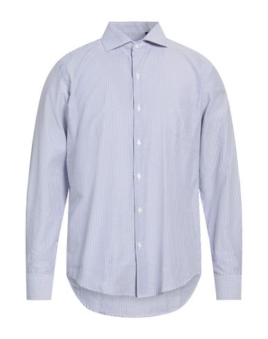 Man Shirt Light blue Size 16 Cotton