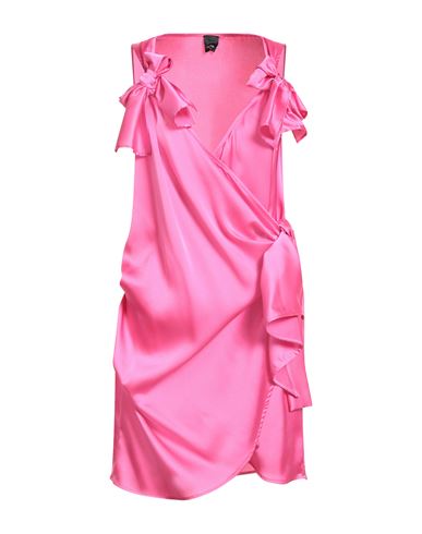 Woman Mini dress Fuchsia Size 10 Polyester, Elastane
