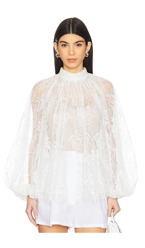 HEMANT AND NANDITA Boho Top With Cami in White. XS. Also in L, M
