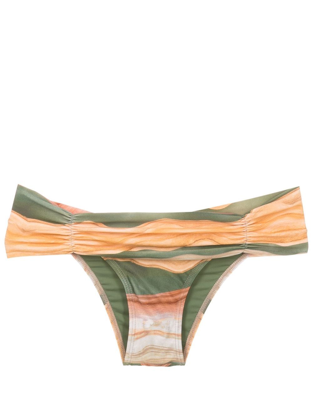 Jasper printed bikini bottom - Orange