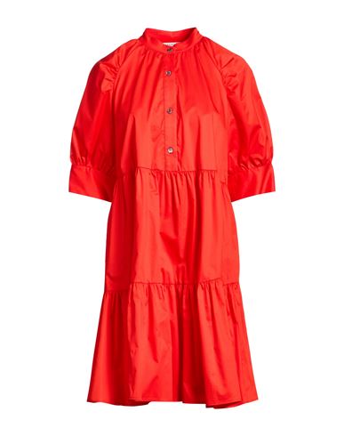 Woman Mini dress Red Size 10 Cotton