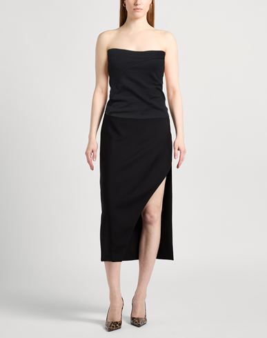 Rus/fr. ca/de Woman Top Black Size M Cotton, Elastane