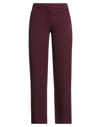 Woman Pants Burgundy Size 4 Viscose, Elastane