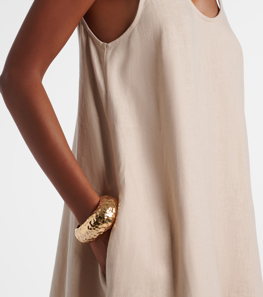 Capri linen maxi dress